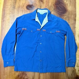 Vintage 60's 70's Touch of Class Shirt Mens XL XXL Mechanic Work Button U3-21